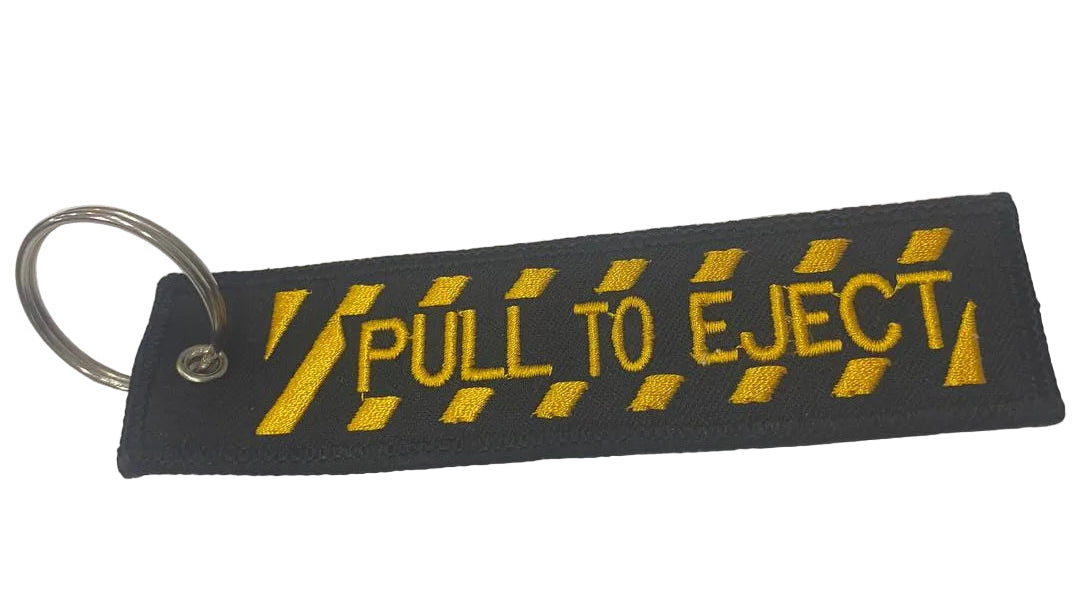 Bag Tag PULL TO EJECT