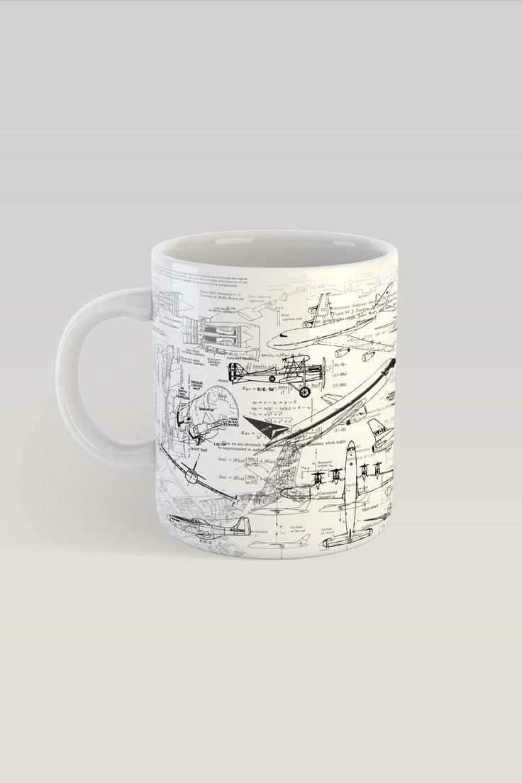 Aeronautical Art Mug – Inspire Your Inner Aviator