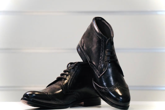 Ankle lace men boots