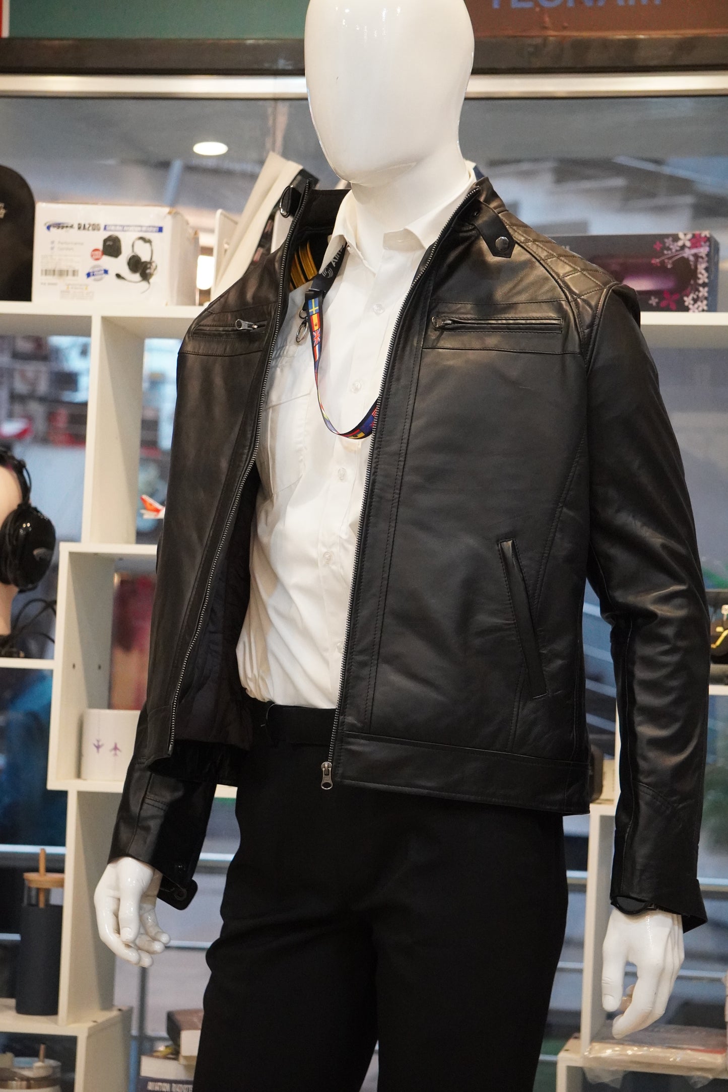 Leather jacket