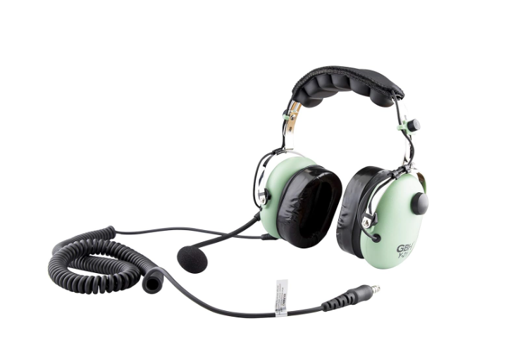 GBH Y21 Aviation Wired Over the Ear Headset with Mic