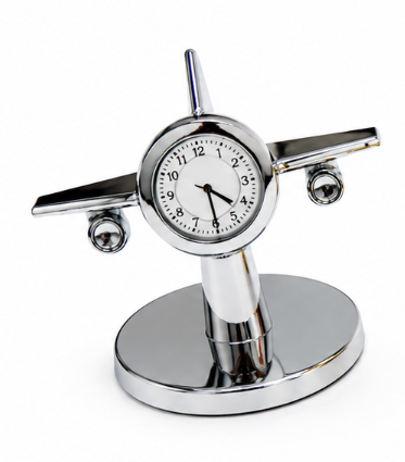 Aviation Aircraft Table Clock