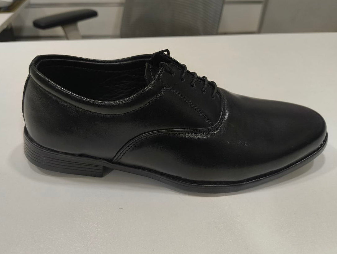 PLAIN OXFORD ANKLE CUT SHOES