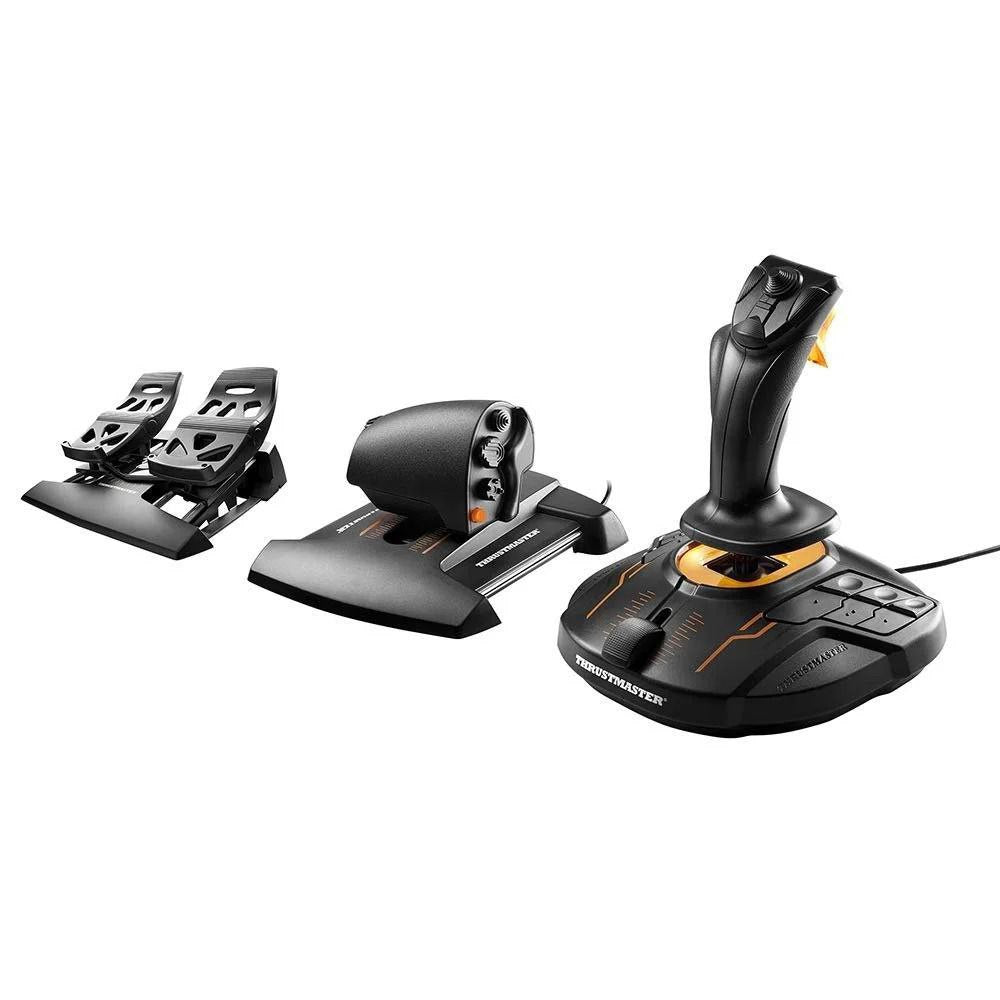 Flight Simulator Joystick, Throttle & Rudder Pedal Control Set