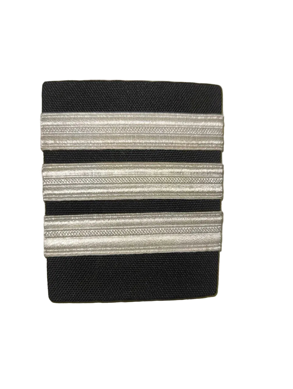 Pilot Uniform Shoulder Epaulettes (Three Silver Stripes)
