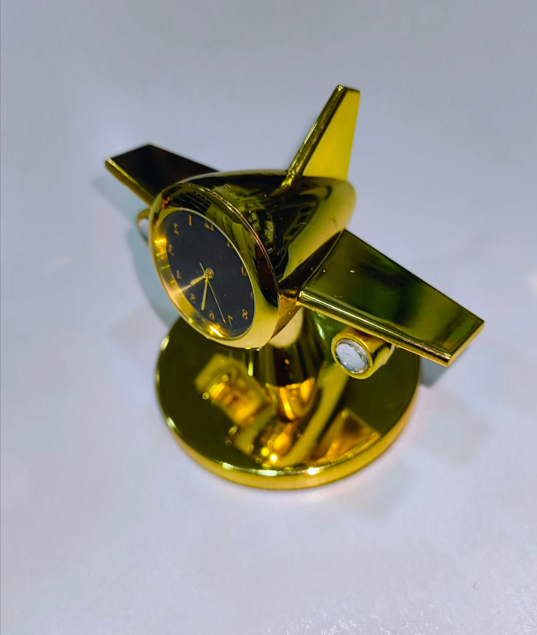 Aviation Aircraft Table Clock