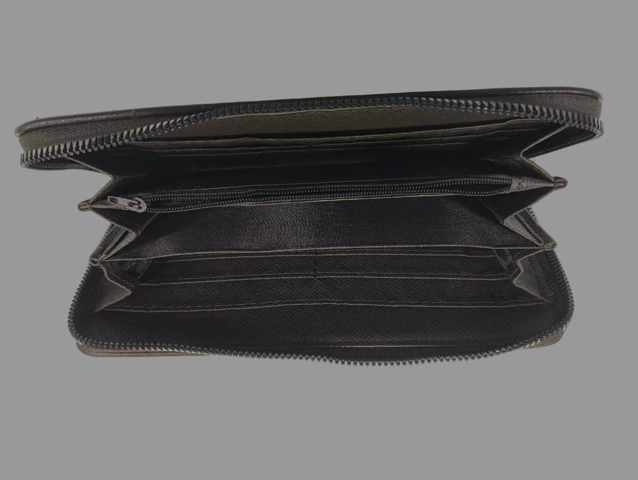 Premium Leather Pouch with Mobile Case Compartment