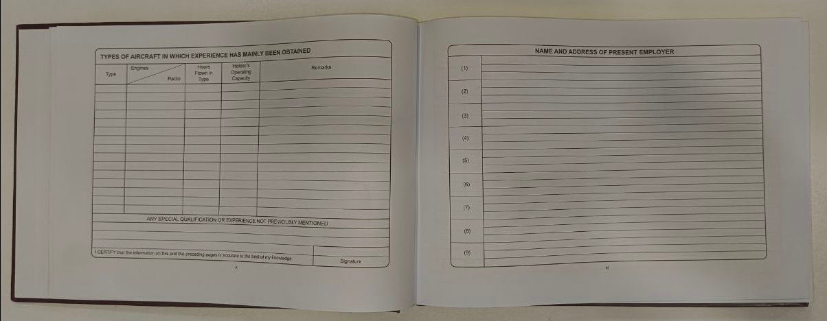 Proffetional Pilot Logbook