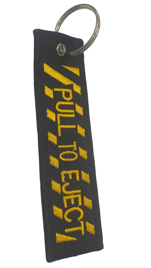 Bag Tag PULL TO EJECT