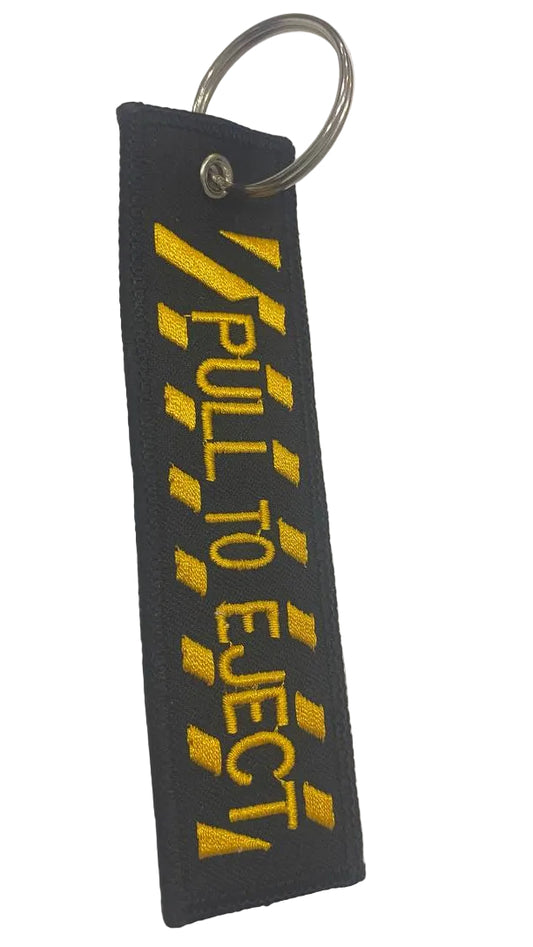 Bag Tag PULL TO EJECT