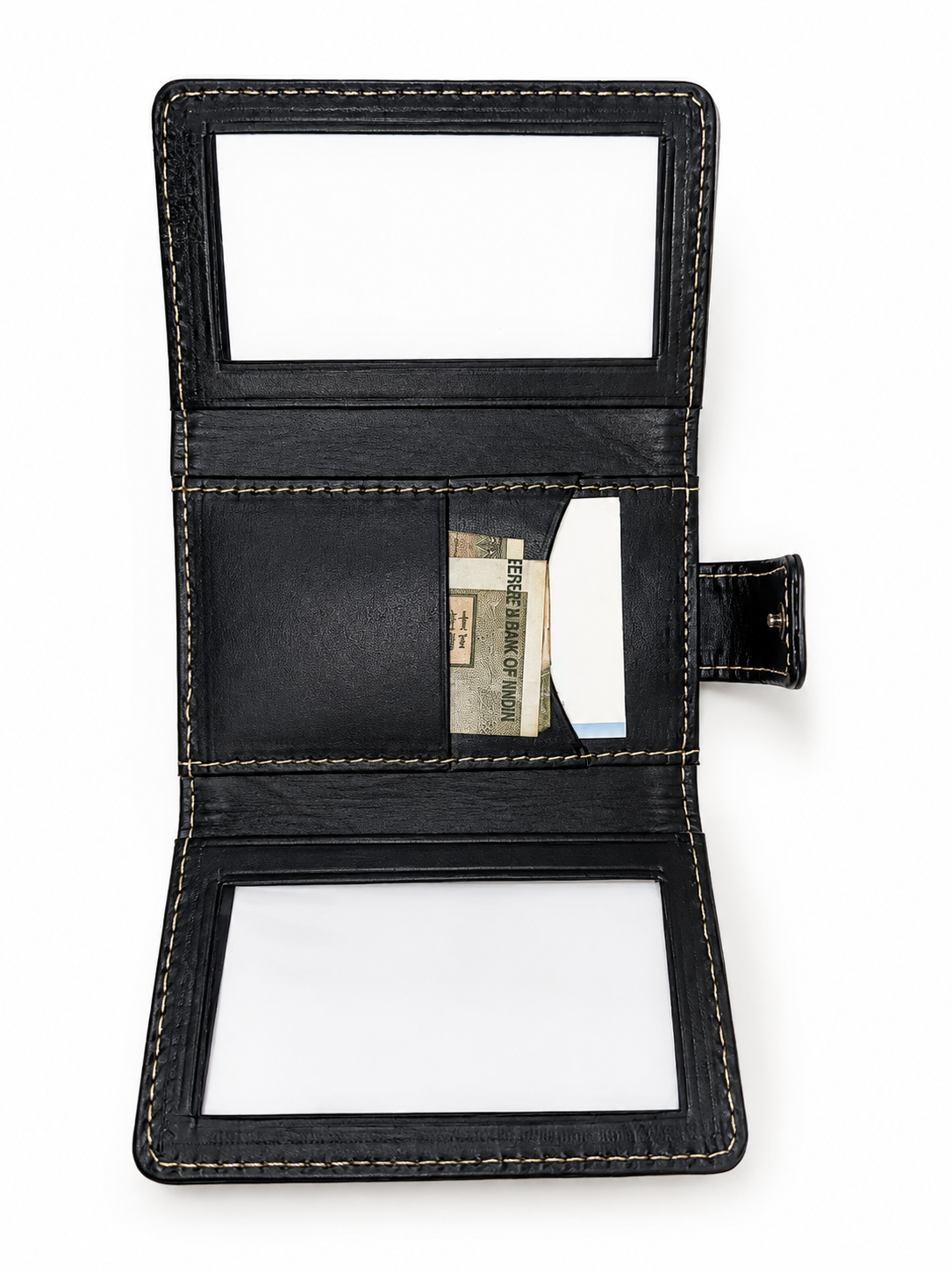 FLAPS UP Leather ID & Card Wallet