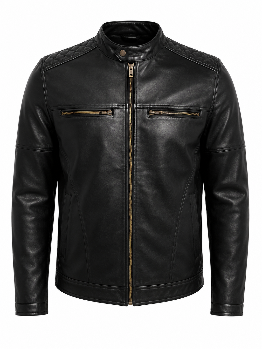 FLAPS UP Leather Jacket