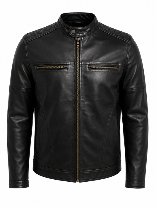 FLAPS UP Leather Jacket