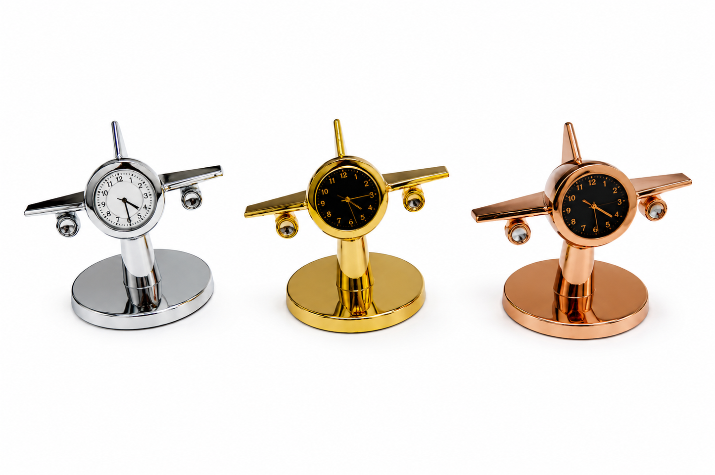 Aviation Aircraft Table Clock