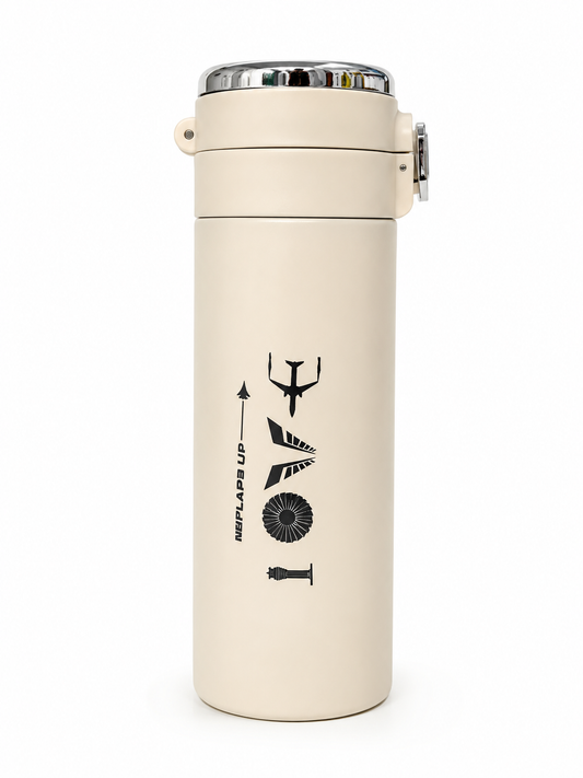 LED temperature display Bottle