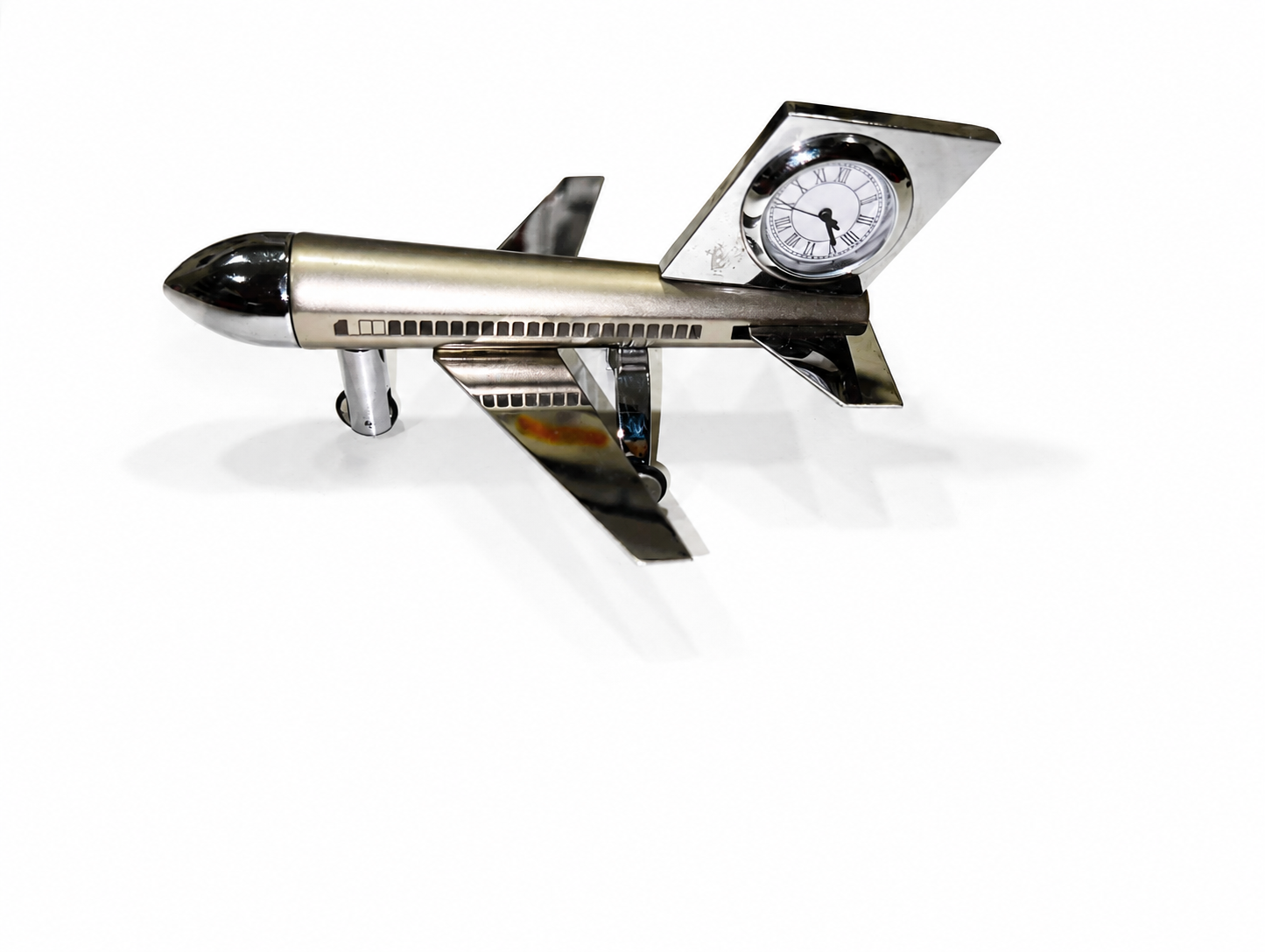 SkyWing Airplane Table Clock