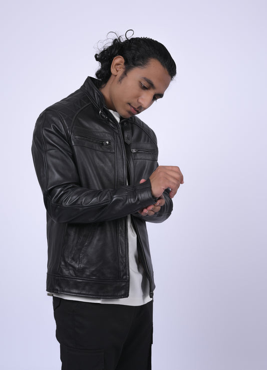 Leather jacket