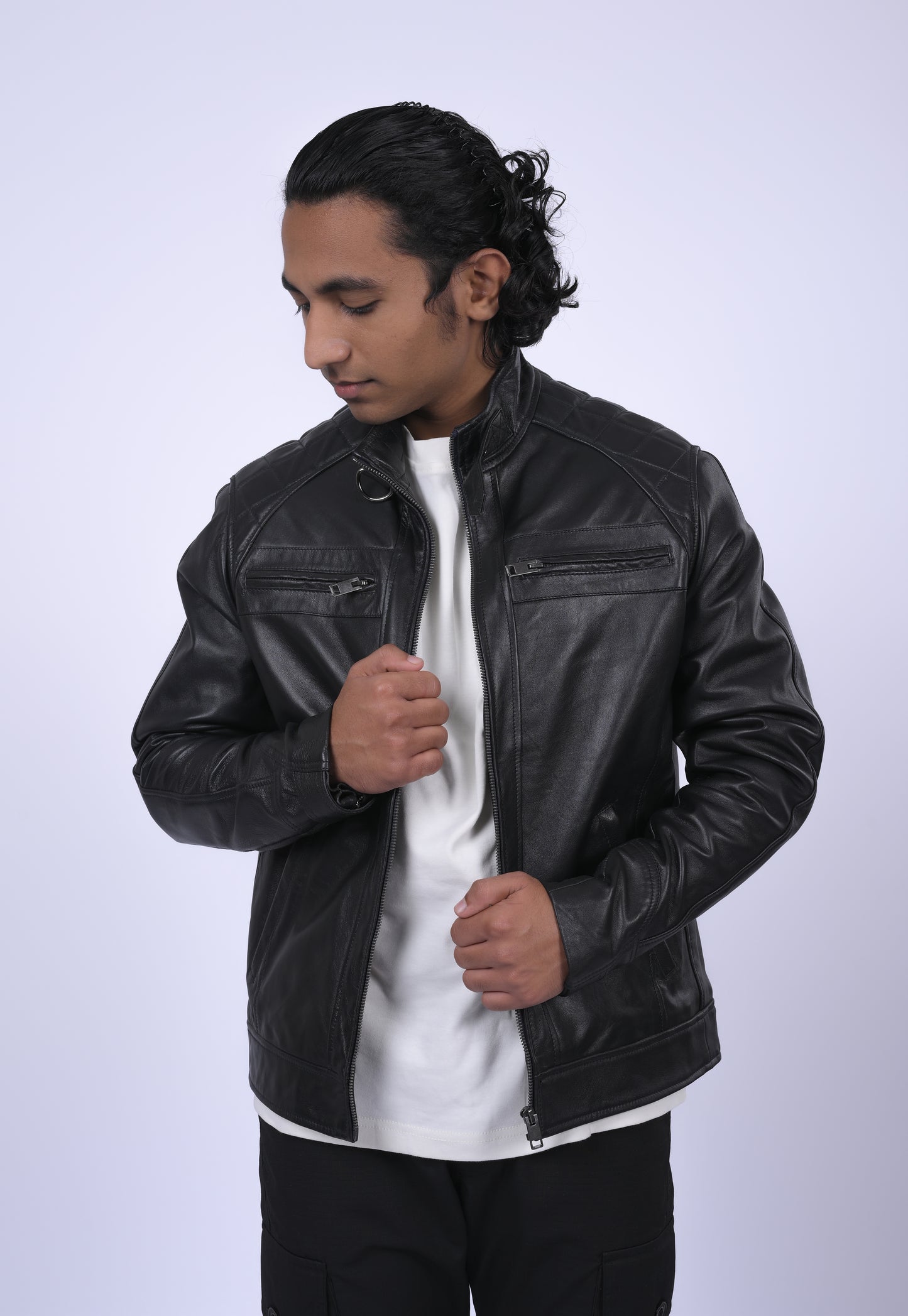 Leather jacket