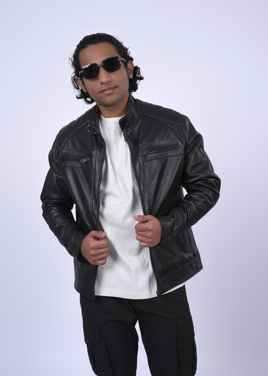 Leather jacket
