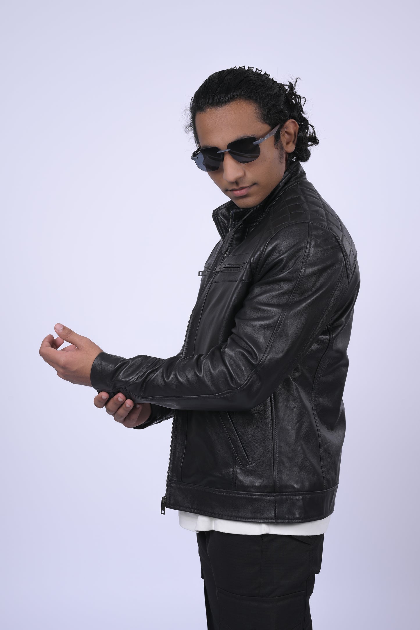 Leather jacket