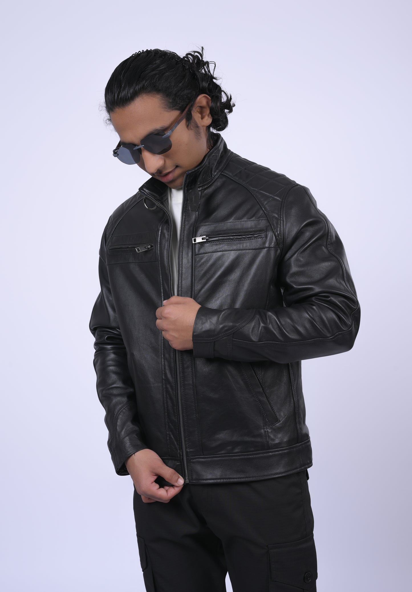 Leather jacket