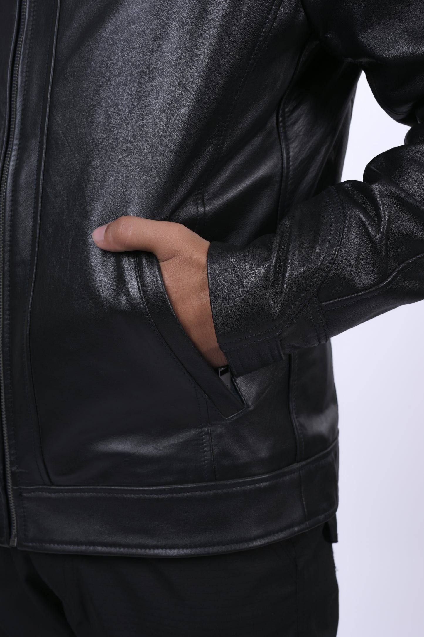Leather jacket