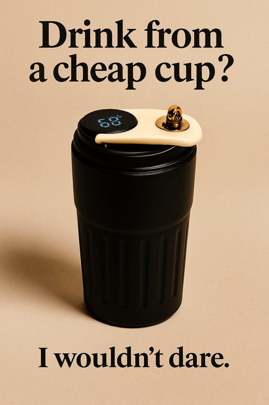 Smart Thermal Cup with LED Temperature Display – Premium Travel Mug