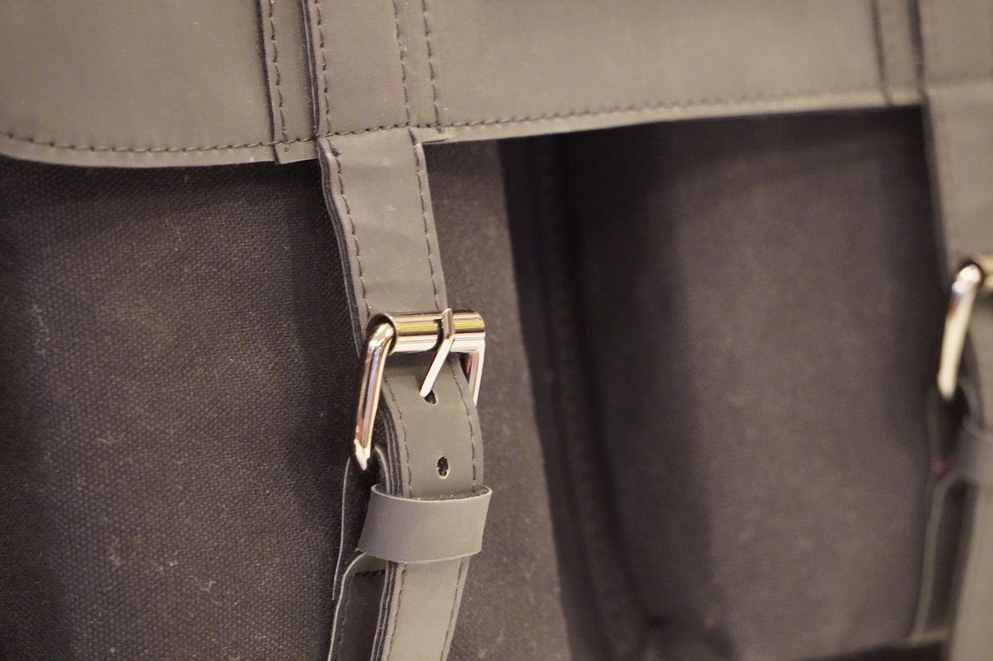 Flaps up office bag