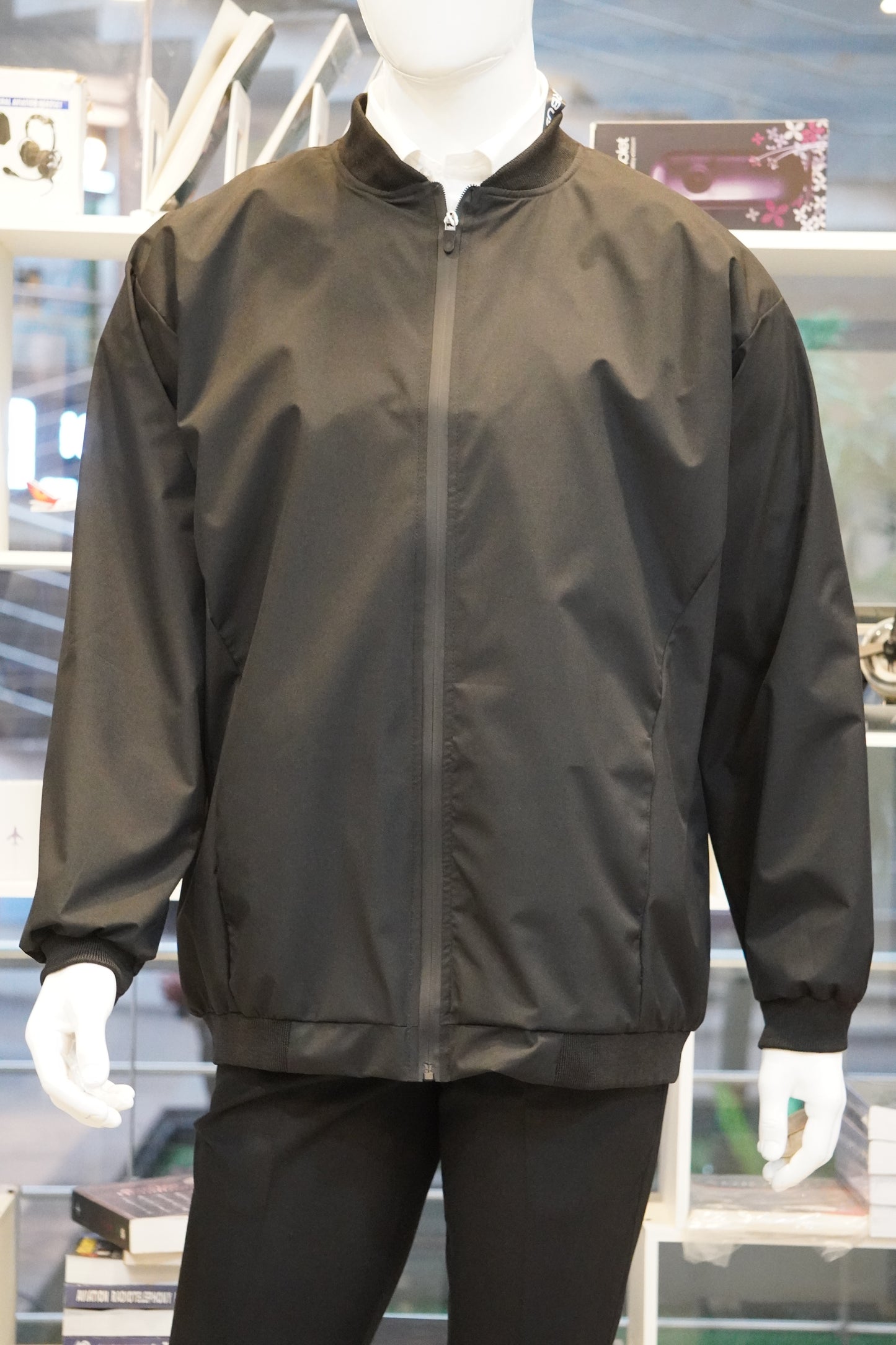 Flaps up bomber jacket