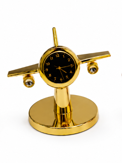 Aviation Aircraft Table Clock