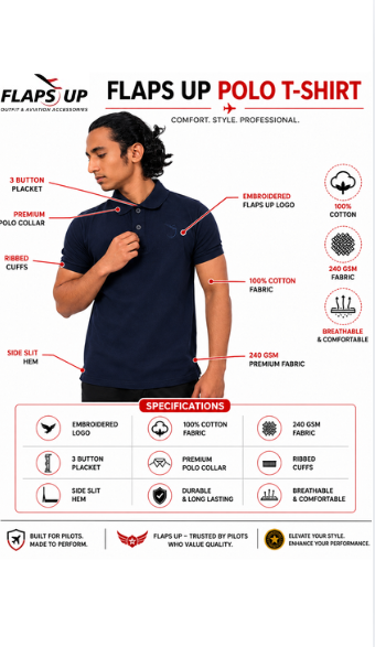 FLAPS UP Polo T-Shirt